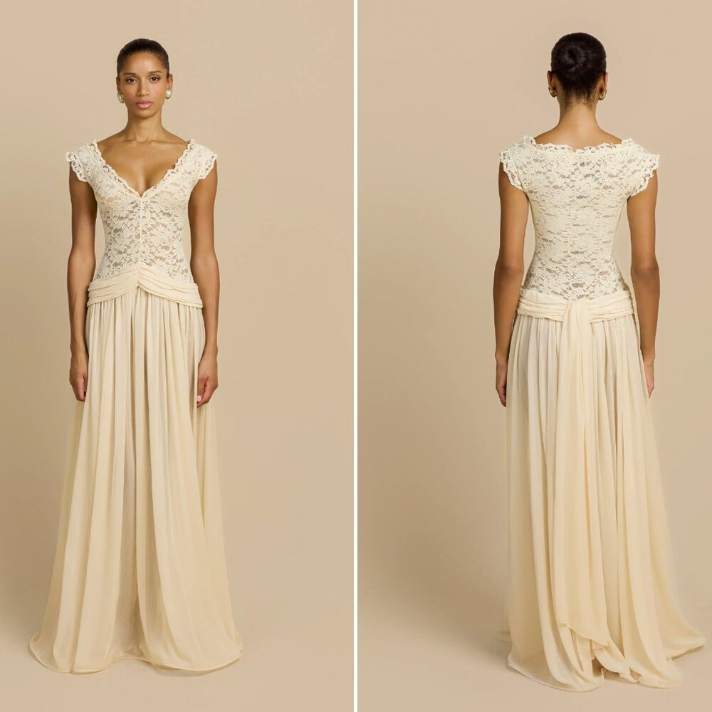 Arcina Ori Arabella Dress Beige